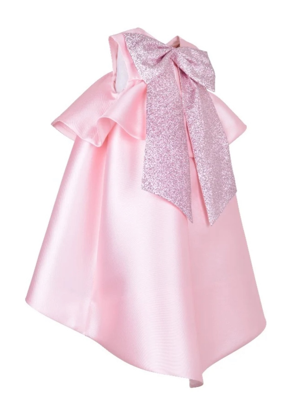 HUCKLEBONES - TIERED HIGH LOW DRESS ROSE